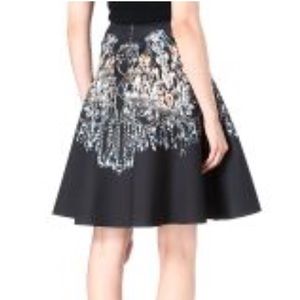 Clover Canyon Chandelier Black Aline skirt in XS